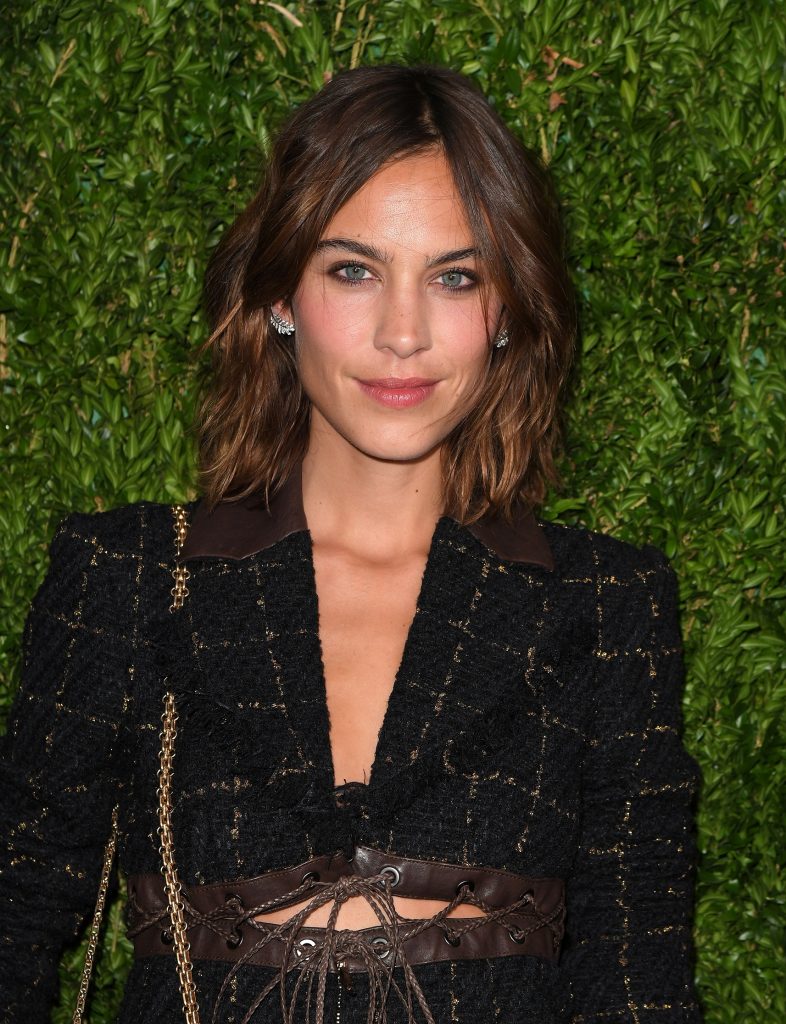 Alexa Chung attends the Chanel Fine Jewelry Dinner in honor of Keira Knightley and the debut of the Jewel Box at Bergdorf Goodman in New York on September 6, 2016 / AFP PHOTO / ANGELA WEISS
