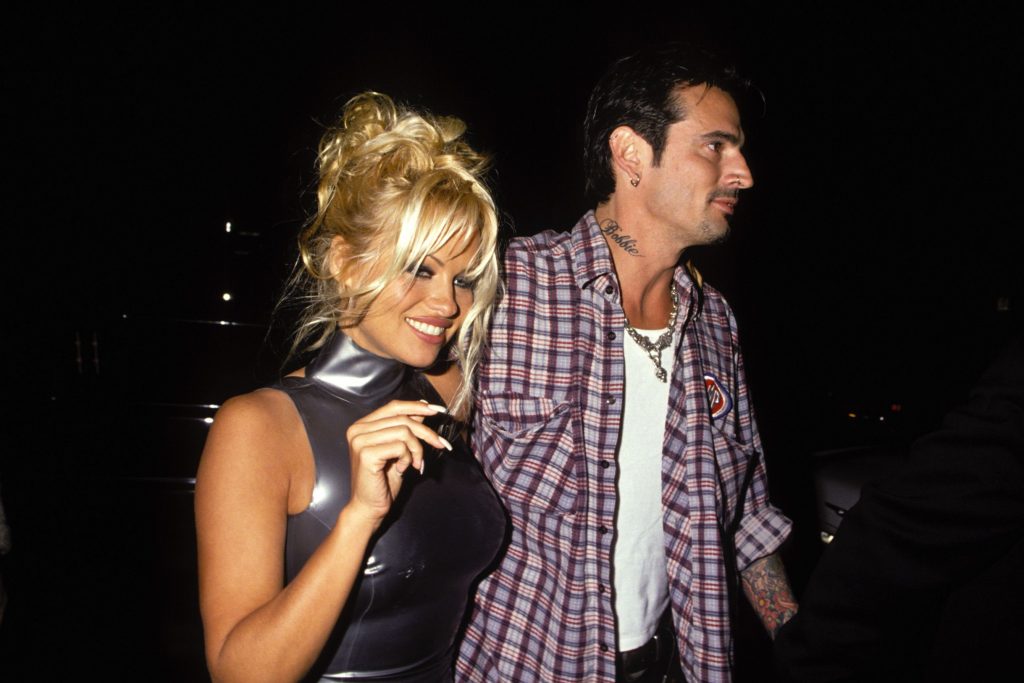 Pamela Anderson és Tommy Lee 1995-ben 