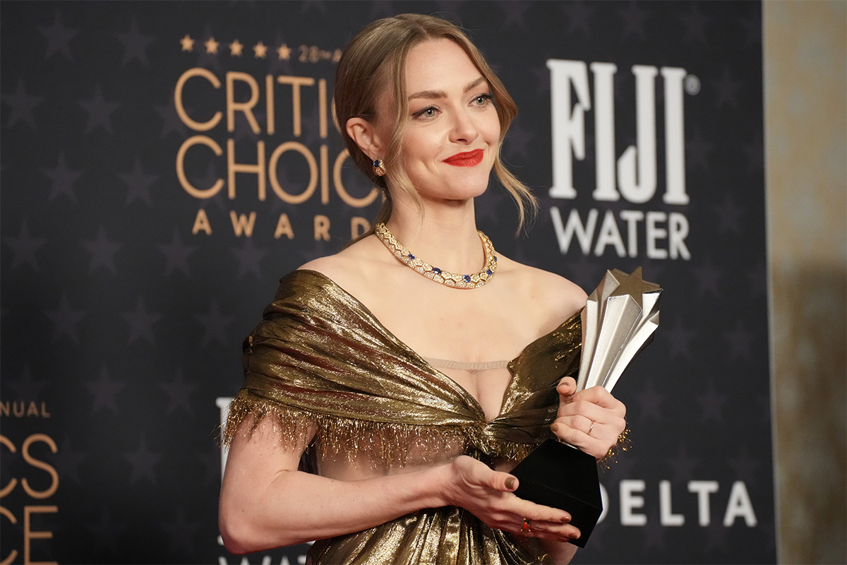 Amanda Seyfried a 28. Critics Choice Awards díjátadón
